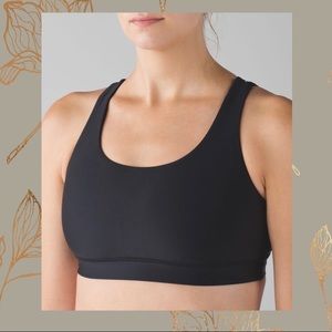 BLACK LULULEMON ENERGY BRA